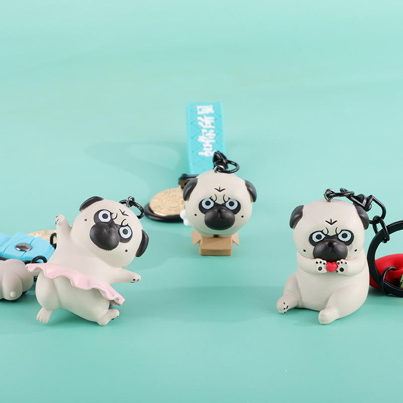 正版授权吾皇万睡钥匙扣创意卡通汽车钥匙扣女孩背包挂件挂饰礼品