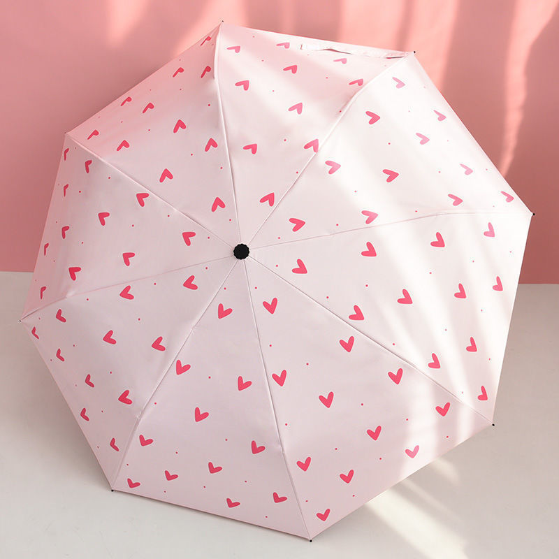 Three-fold umbrella folding men's and women's big rain sunshade sunscreen UV print logo advertising sun umbrella Three-fold umbrella folding men's and women's big rain sunshade sunscreen UV print logo advertising sun umbrella