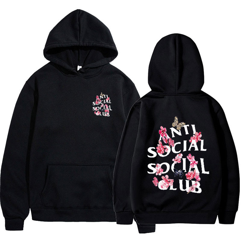 Men's Sweatshirt Assc Sakura Loose Pullover Youth Unisex Couple Casual Men's Hooded