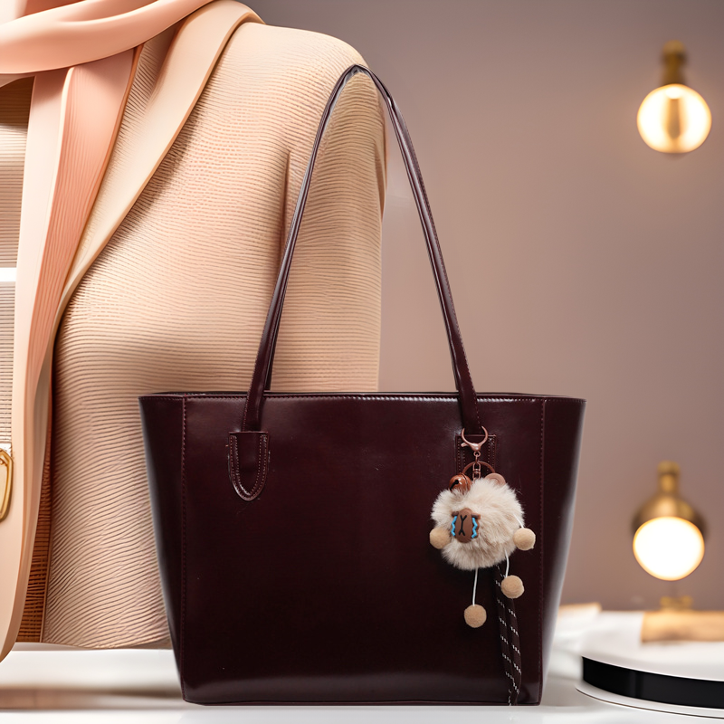 Capacious shoulder bag, one-shoulder bag, high-end
