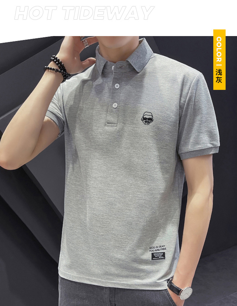 Polo homme en Coton mélangé - Ref 3443020 Image 62