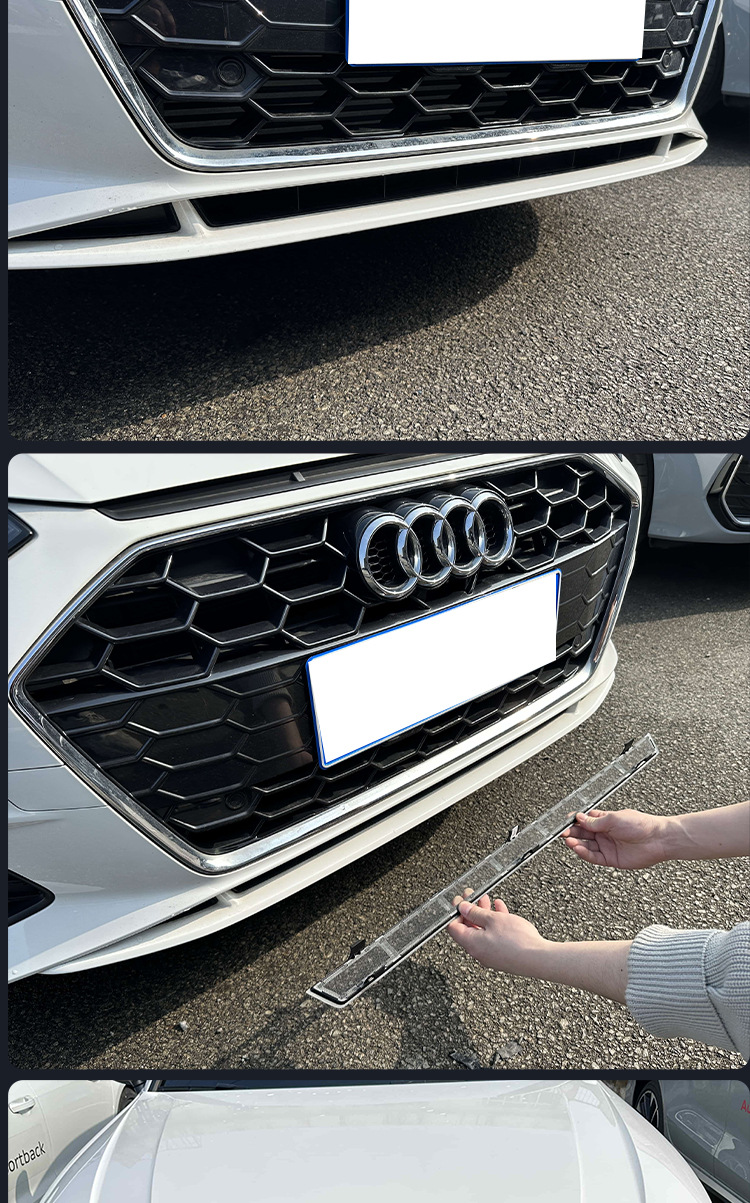 Audi A4L anti-insect net for front bumper grille, radiator grille, and radiator to prevent mosquito and fly debris