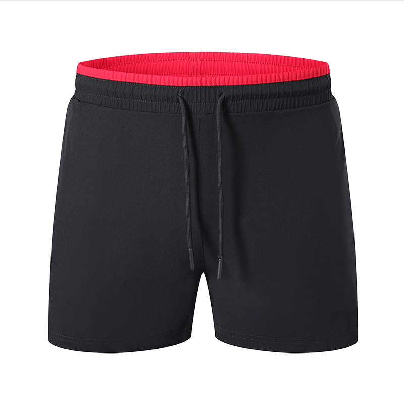 Lulu verano hombres al aire libre correr pantalones cortos deportivos de secado rápido entrenamiento físico bolsillo de dos lados maratón pantalones de tres puntos