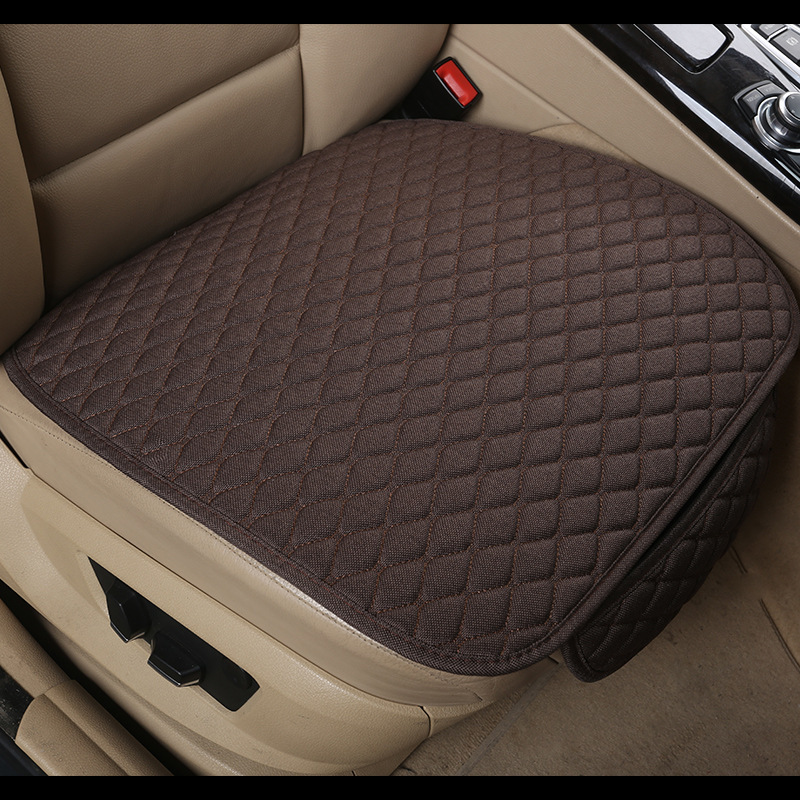 Cojín lavable del asiento de coche cuatro estaciones cojín de asiento de lino universal cojín de asiento de camioneta de tres piezas cojín de asiento individual