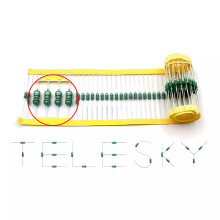 TELESKY 0410ɫ�a늸��� ɫ�h늸�1/2W 0.5W 100UH 101K (20��)