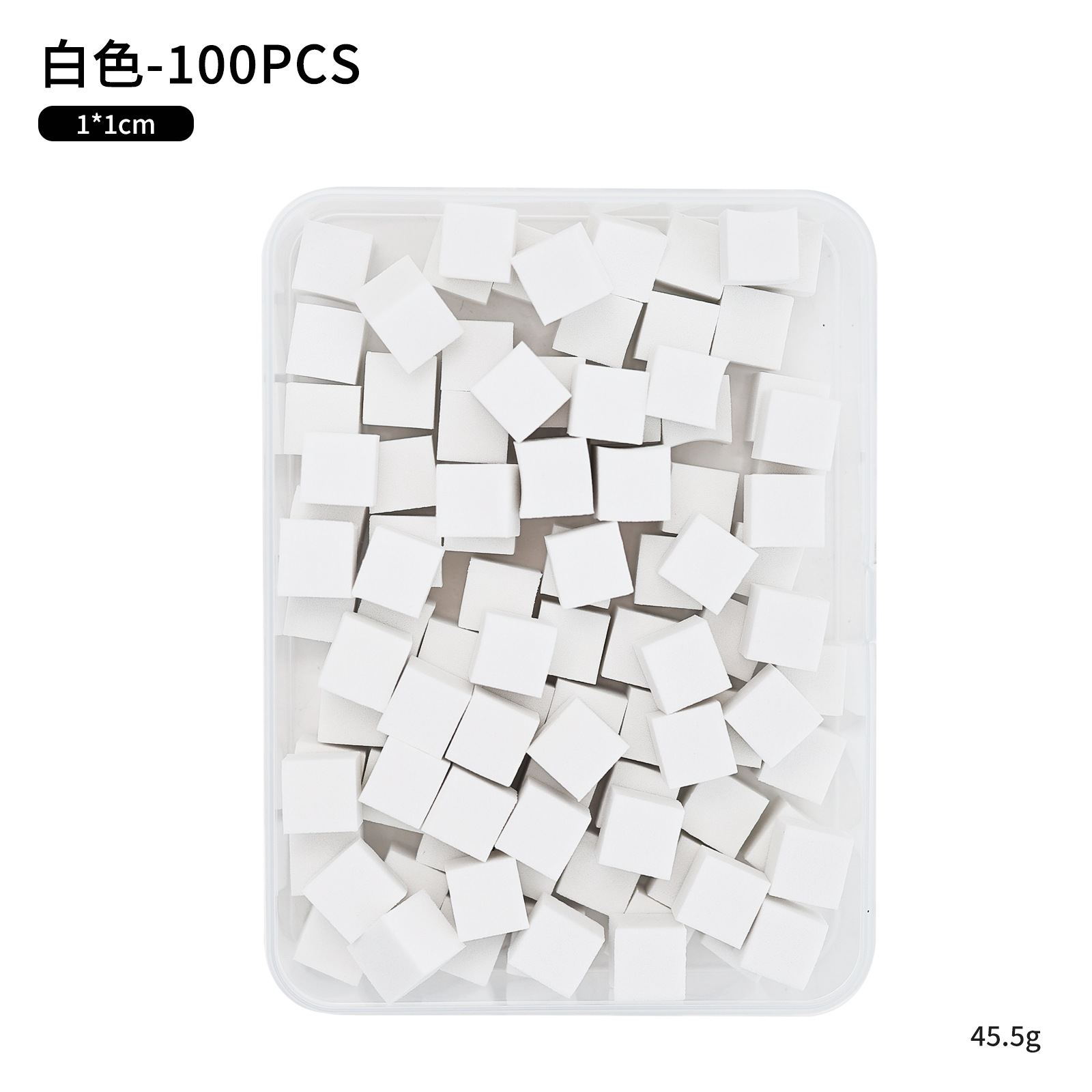 Nuevo mini manicura tofu bloque Pat gradiente de algodón floreciente rubor uñas antiadherente mano multi-Cara esponja HERRAMIENTA DE MANICURA