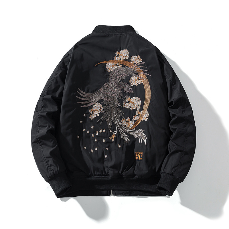 Men's jacket new pilot jacket men's devil Korean style coat youth Chinese style embroidered baseball uniform fashion