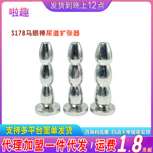Dichun stainless steel S178sm hollow men's horse eye stick urethral dilator catheter masturbation toy sex toys