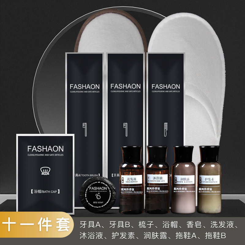 卸売り星ホテル使い捨て洗面用品高級クラブ民宿ホテル専用歯ブラシと歯磨き粉セット