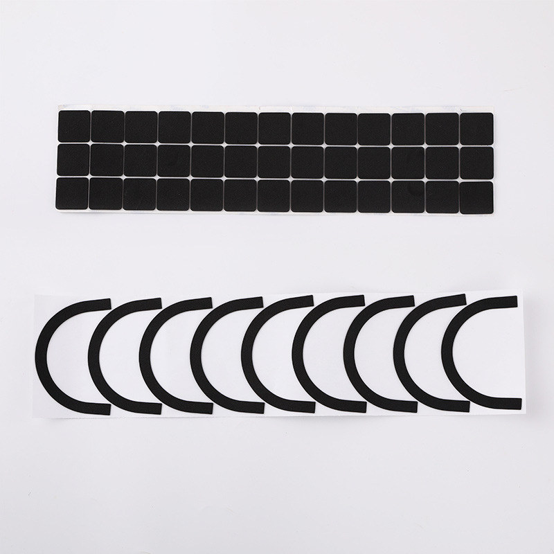 圆形灰色硅胶片自粘减震密封垫片绝缘圆点防滑硅胶垫胶耐高温硅胶