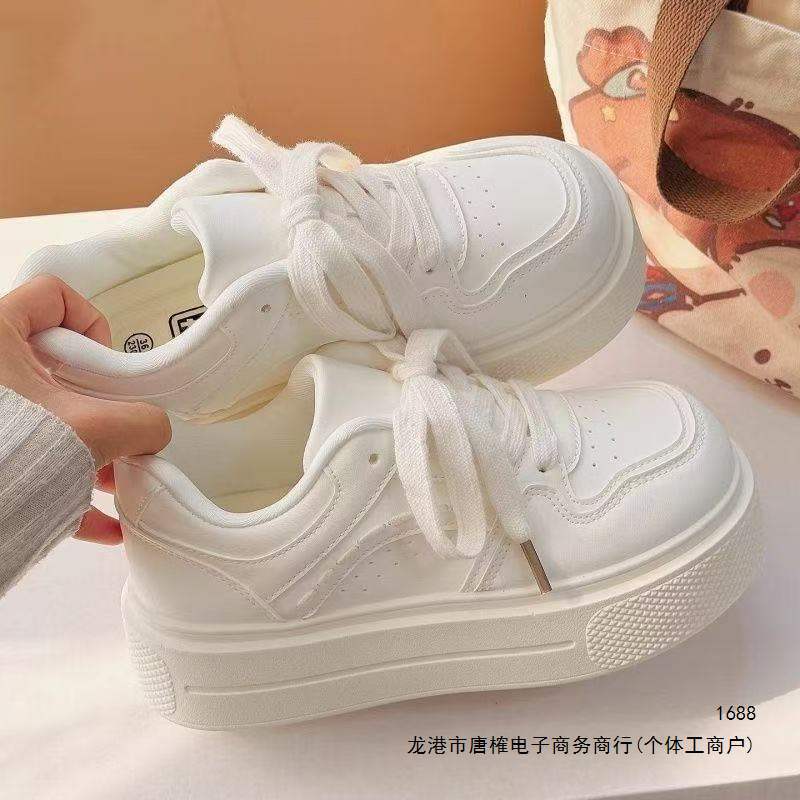 2026 new summer versatile thick-soled height-increasing white sneakers for women, super stylish, perfect with wide-leg pants, casual sneakers for adults 2026 new summer versatile thick-soled height-increasing white sneakers for women, super stylish, perfect with wide-leg pants, casual sneakers for adults