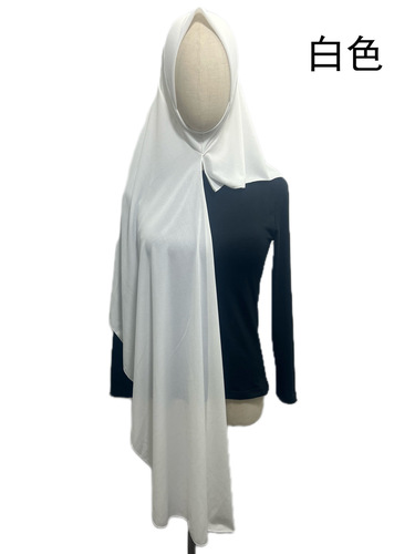 New Crystal Grass Full Wrap Scarf Autumn/Winter Amazon Head Scarf Plain Color Women Outdoor Wholesale W039