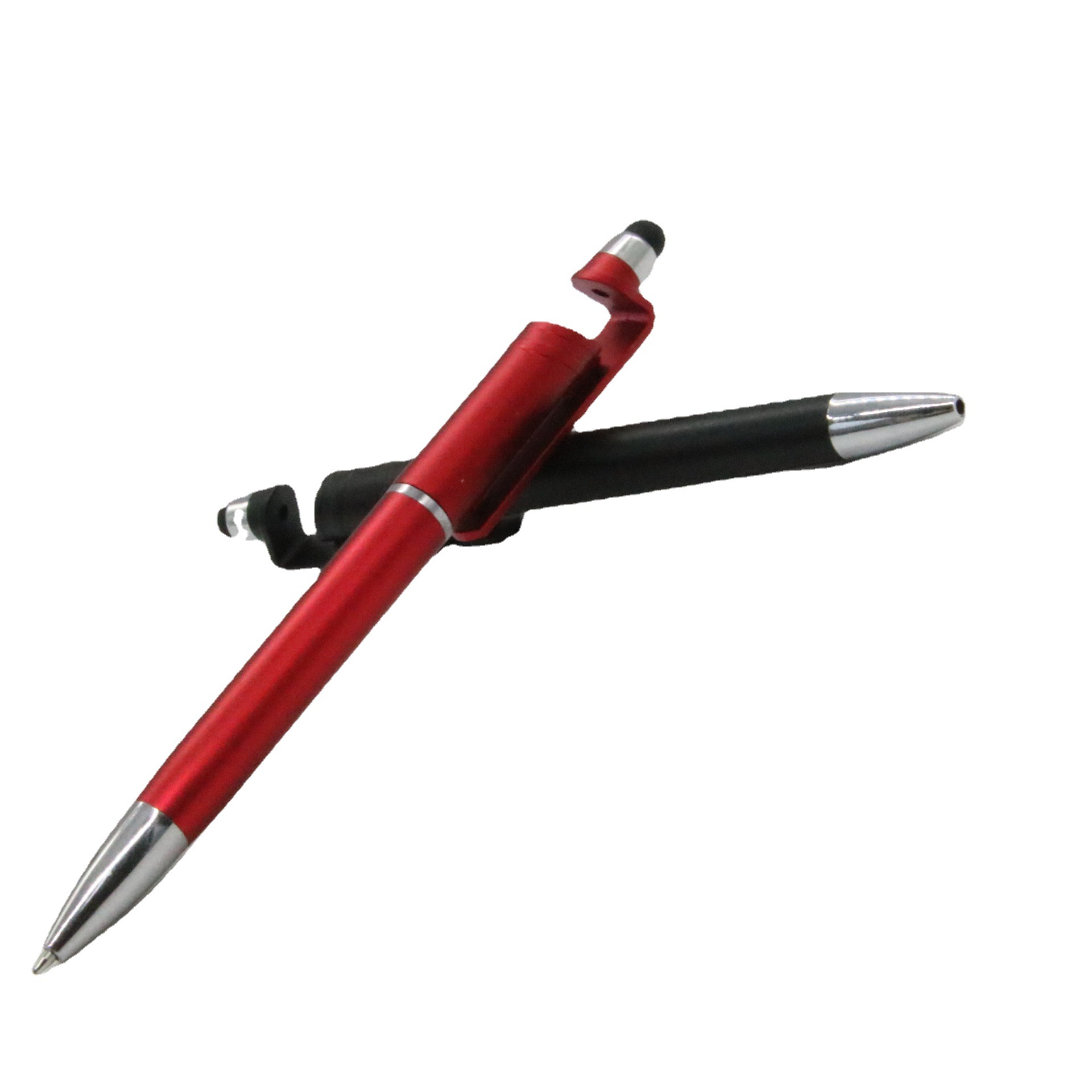 Teléfono Móvil titular táctil pluma táctil bolígrafo giro pluma bolígrafo de plástico publicidad pluma multifuncional