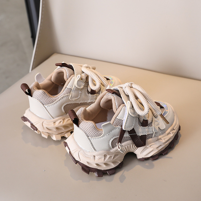 Sneakers bambina scarpe da ginnastica alla moda lacci morbide_voghion.com
