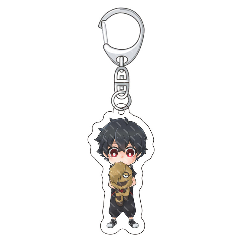 Monster incident anime peripheral Sun Xia Yu Yin Shen drum eight thousand Polygonum pills woven Crystal cyanotic Mihai keychain pendant