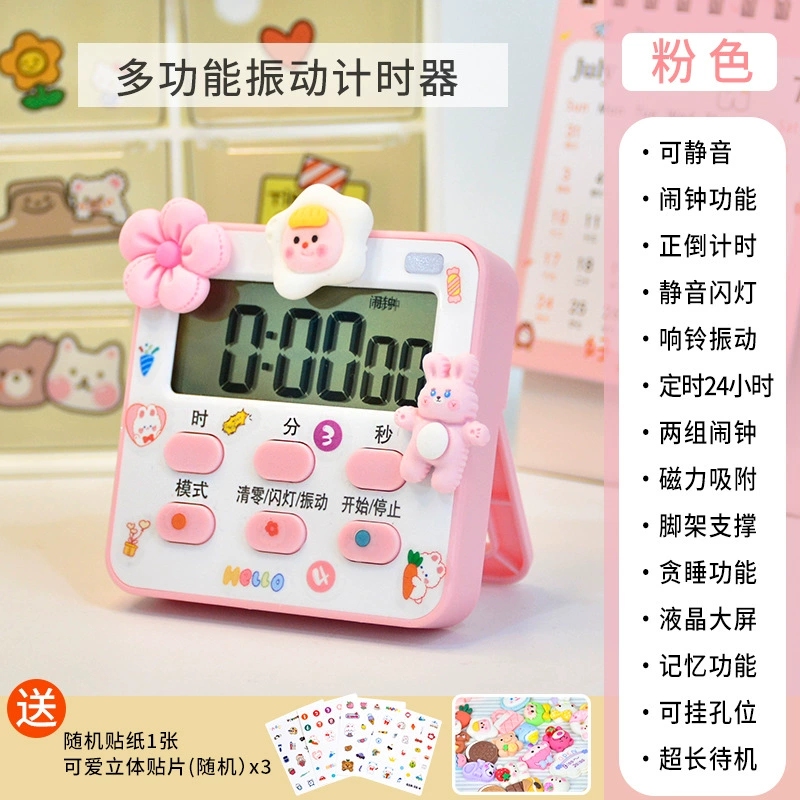 Student dormitory clock alarm clock visual electronic timer kitchen manager timer second table wholesale