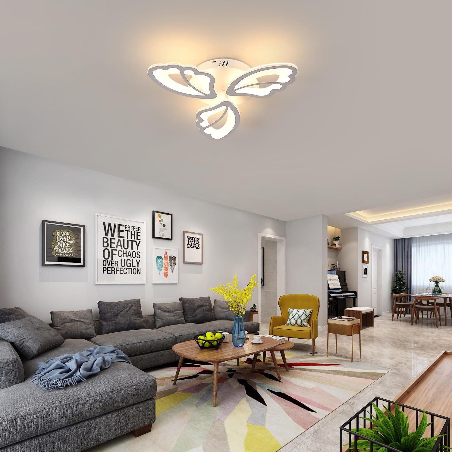 Lampada da soffitto led moderna nordica dimmerabile per corridoio_voghion.com