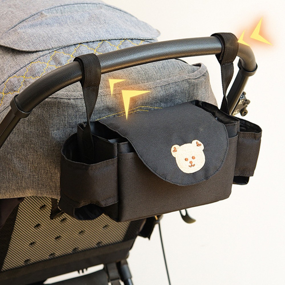 Cochecito de bebé Bolsa de almacenamiento Bolsa de almacenamiento Cochecito de bebé Bolsa de mamá Accesorios para cochecito Bolsa colgante