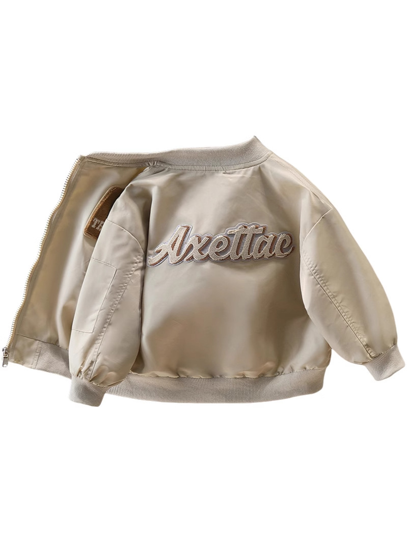 7664 chaqueta de primavera para niños 2025 nuevo estilo chico guapo traje de béisbol de moda coreana chaqueta de primavera y otoño