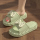 Eva Thick Bottom Outer Wear Slippers Women's Summer New Household Non-Slip Home Indoor Slip-on Slippers Men's Silent Slippers