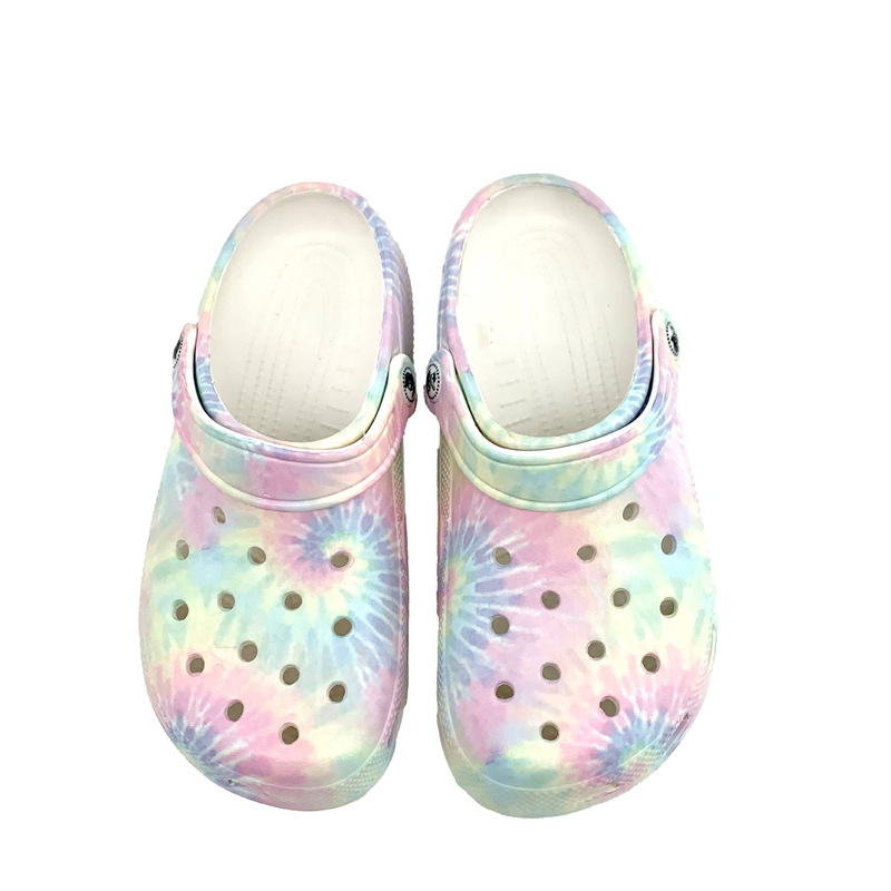 Cross-border explosions plus size hole shoes wholesale DIY couple hole shoes 2025 new men's and women's baotou sandals