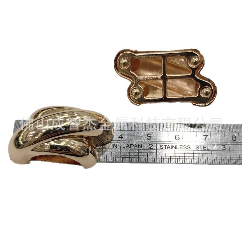 服装设计师款创意时尚不规则异形装饰扣 泳衣丝巾扣连接扣调节扣