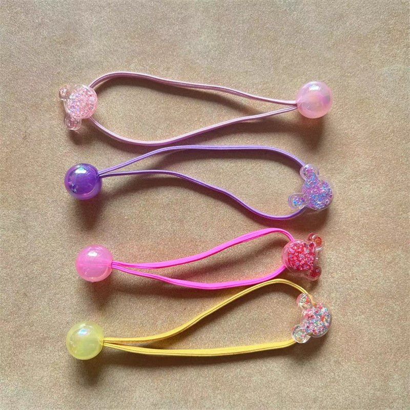 Yiwu venta al por mayor cuerda de pelo de doble cabeza para niños cuerda de pelo negro Yiwu agente de compra