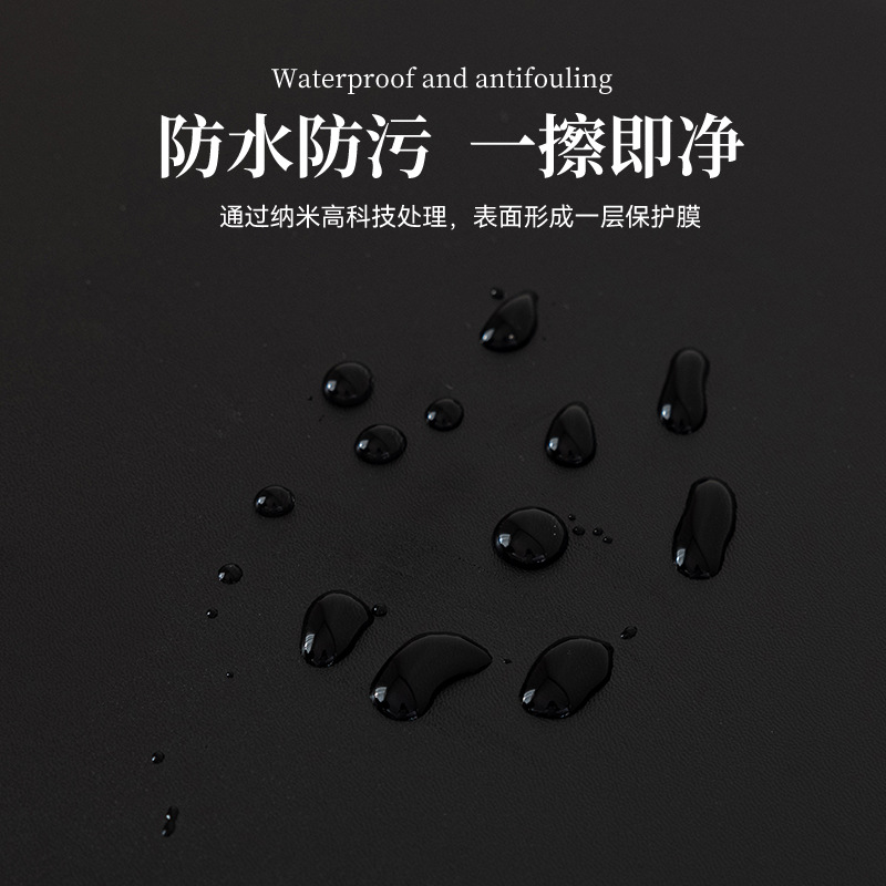 Cubierta de silla impermeable y a prueba de aceite de cuero de alta calidad, cubierta de silla de oficina gruesa antipolvo y antideslizante, cubierta de cojín universal de cuatro estaciones