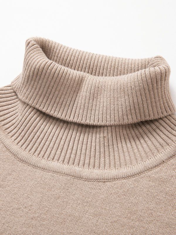 2025秋冬新作 ハイネックセーター メンズ 韓国風 ニットセーター インナー ベースレイヤー 裏起毛 厚手 長袖