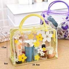PVC transparent cosmetic bag ins style travel portable waterproof portable toiletry bag skin care products cosmetics storage bag