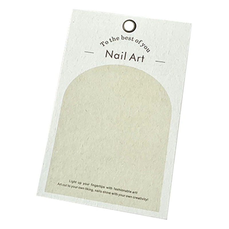 Ins стиль Ванильная бумага для ношения брони карта индивидуальный дисплей для дизайна ногтей картон свет Роскошная фоновая карта инструкция дизайн