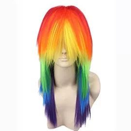 cos假发;假发长卷发;长直发假发