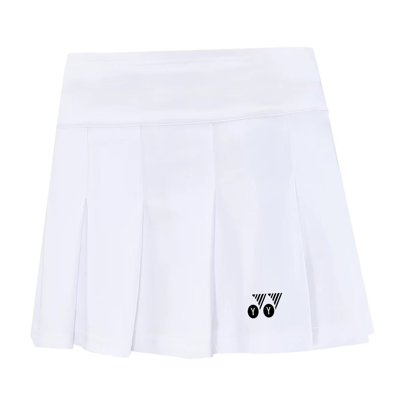 Новая дышащая быстросохнущая спортивная юбка-шорты YY для женщин, детская юбка-шорты из ледяного шелка для бадминтона, тенниса, настольного тенниса и бега.