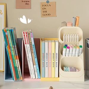 Выдвижная подставка для книг, книжная полка, стол, держатель для книг, подставка для библиотеки, настольная перегородка для хранения, стеллаж для хранения книг
