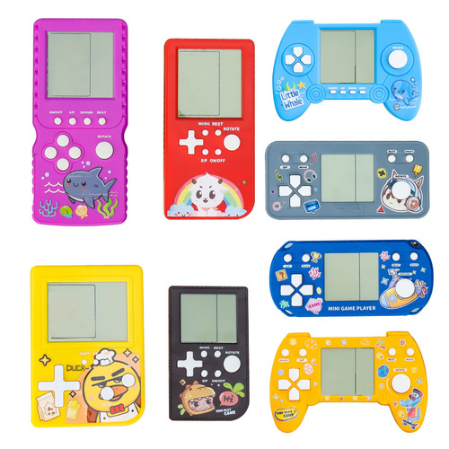 Mini Portable Tetris Game Console Retro Handheld Classic Version E-commerce Educational Toy for Primary School Students