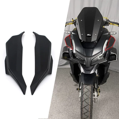 Suitable for Honda Adv160 22-24 Motosiklet ləvazimatları və aksesuarları - headlight-spoiler-black