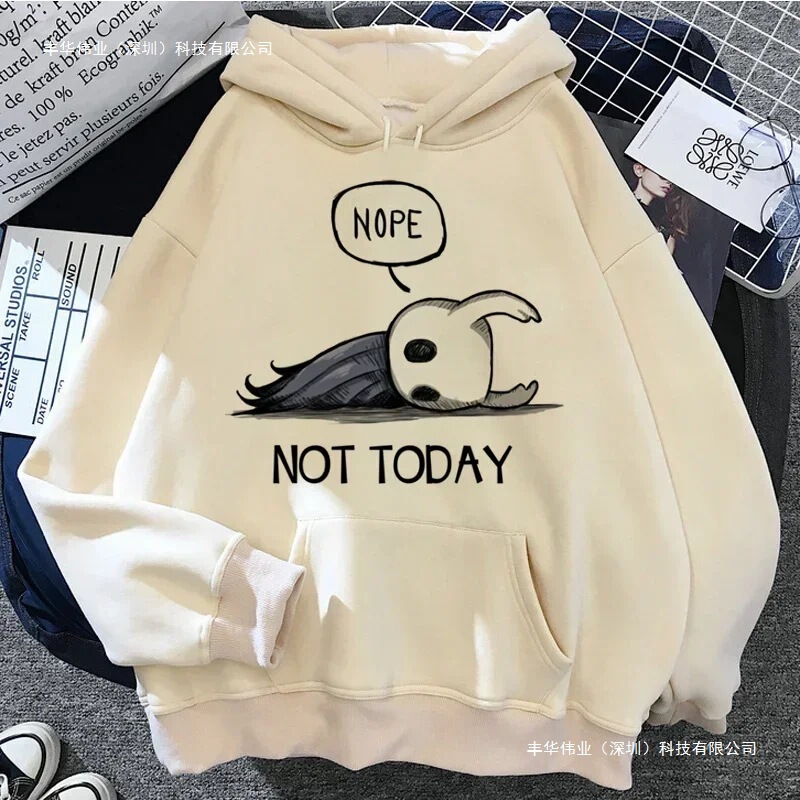 Hollow Knight Hoodie Men's Korean Ulzzang Grunge Y2K Aesthetic Women's Autumn and Winter Pullover