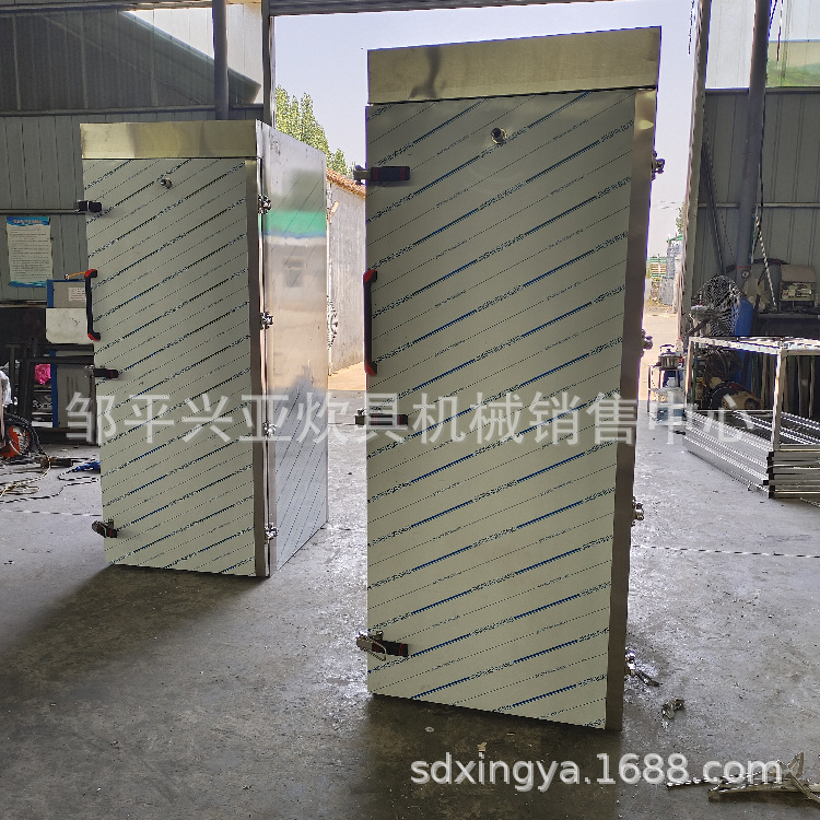 供应双门72盘大型蒸房推车式不锈钢双门醒蒸一体批发 蒸房