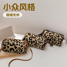 跨境专供bags包包女2026新款豹纹枕头包 女士时尚小众单肩斜挎包