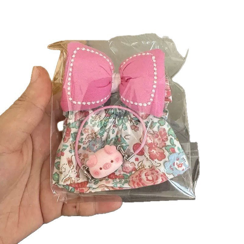 洋服のみ】17cm 一世代と二世代 ラブブベビー服ペンダント ラブブスカート バッグセット リボン 新品|undefined