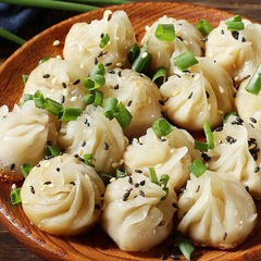 Lin Guo Thumbs Fried Buns Commercial Wholesale Futian Steamed Buns Frozen Breakfast Semi-finished Night Market Stall Snacks