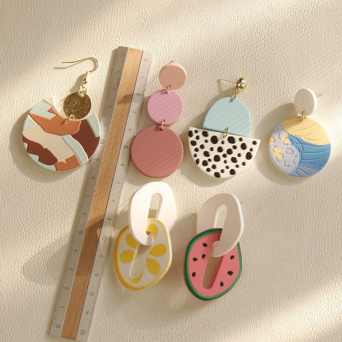 1 Pair Cute Fruit Arylic Women's Drop Earrings display picture 1