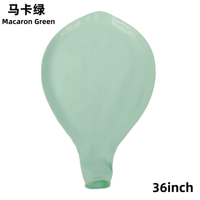 Globo de látex globo plano grande grueso de 36 pulgadas impresión redonda LOGO cara sonriente engrosada decoración mercado nocturno a la venta