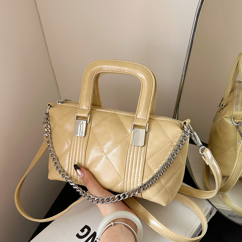 Bolso Tote de textura de alta calidad 2025 nuevo bolso de cadena pequeño bolso de hombro fragante bolso de mensajero de hilo bordado de diamantes mujer