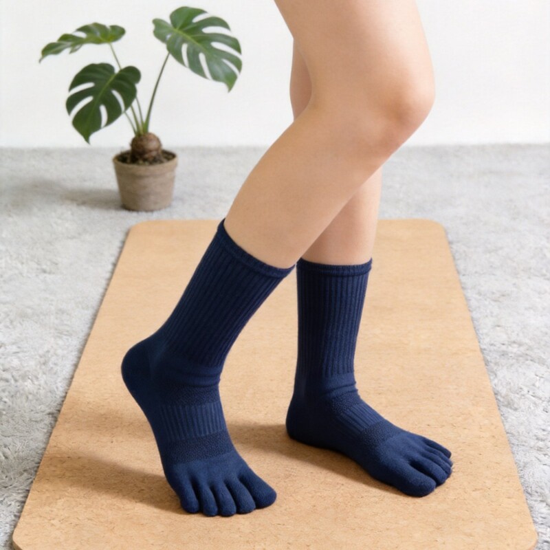 Five-Toe Socks for Sports, Unisex, Spring and Summer Models, Popular Cross-Border Style, Mid-Calf, Anti-Odor, Split-Toe Socks, Women's Long Socks for Autumn and Winter Five-Toe Socks for Sports, Unisex, Spring and Summer Models, Popular Cross-Border Style, Mid-Calf, Anti-Odor, Split-Toe Socks, Women's Long Socks for Autumn and Winter