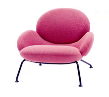 现代简约单人沙发椅小户型休闲创意小沙发服装店售楼处洽谈沙发椅