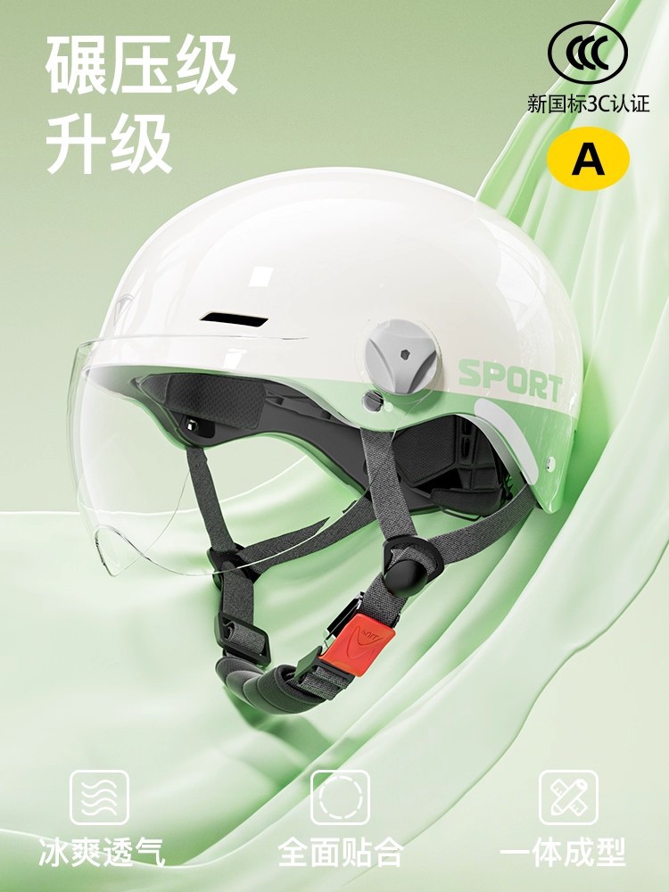 Electric Vehicle 3C: Universal Motosiklet kaskı (dəbilqə) - airhalo-wind-ring-10-lilac-transparent-short-mirror-one-size
