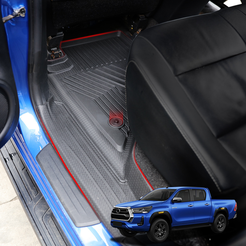 Aplicable Toyota Hilux coche Tpe alfombrilla especial Toyota Hilux Floor Mats