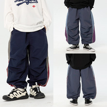 【粉丝专享清仓六折】不退不换男童长裤秋季帅气百搭撞色休闲裤潮