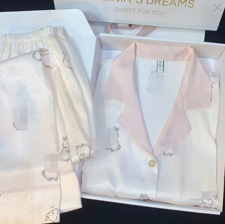 [더블 롱] 헤링본 럭키 래빗